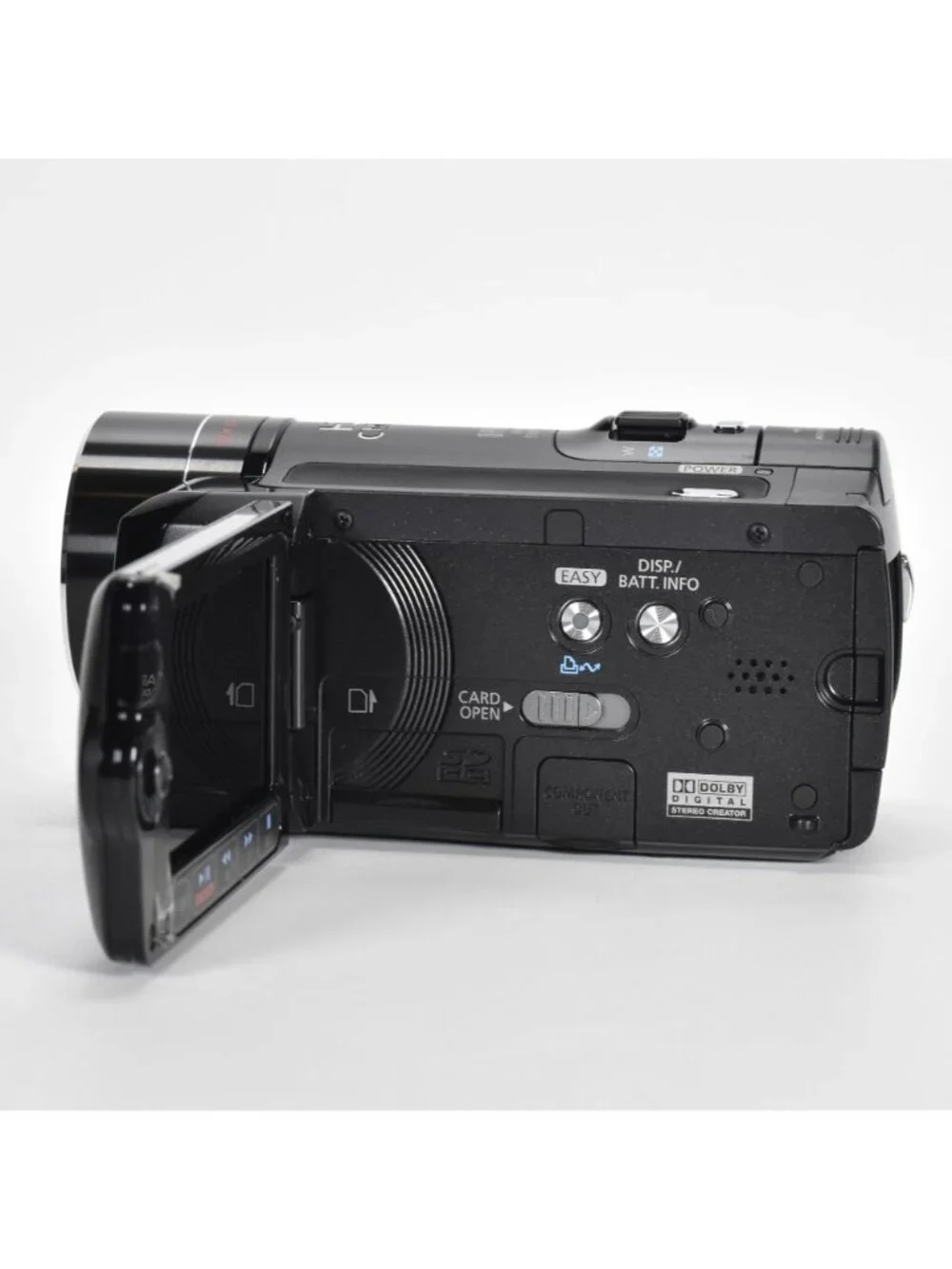 Canon VIXIA HF-10 AVCHD 16GB Dual Flash Memory HD Camcorder 12x Opt Zoom 16GB SD